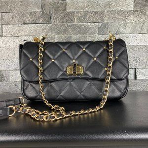 NEW Badgley Mischka Quilted Convertible Crossbody